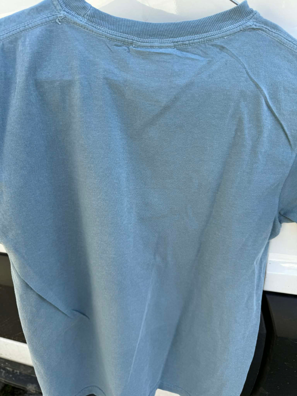 Muted Ocean Vibes Tee (Heather Blue)
