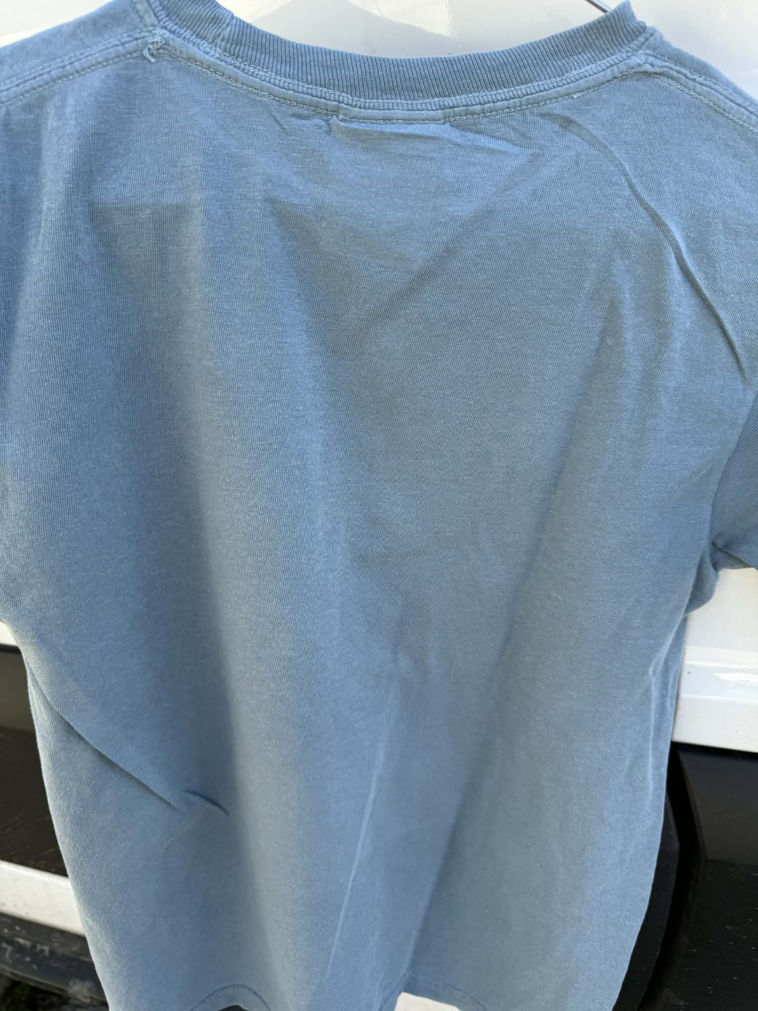 Muted Ocean Vibes Tee (Heather Blue)