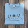 Muted Ocean Vibes Tee (Heather Blue)